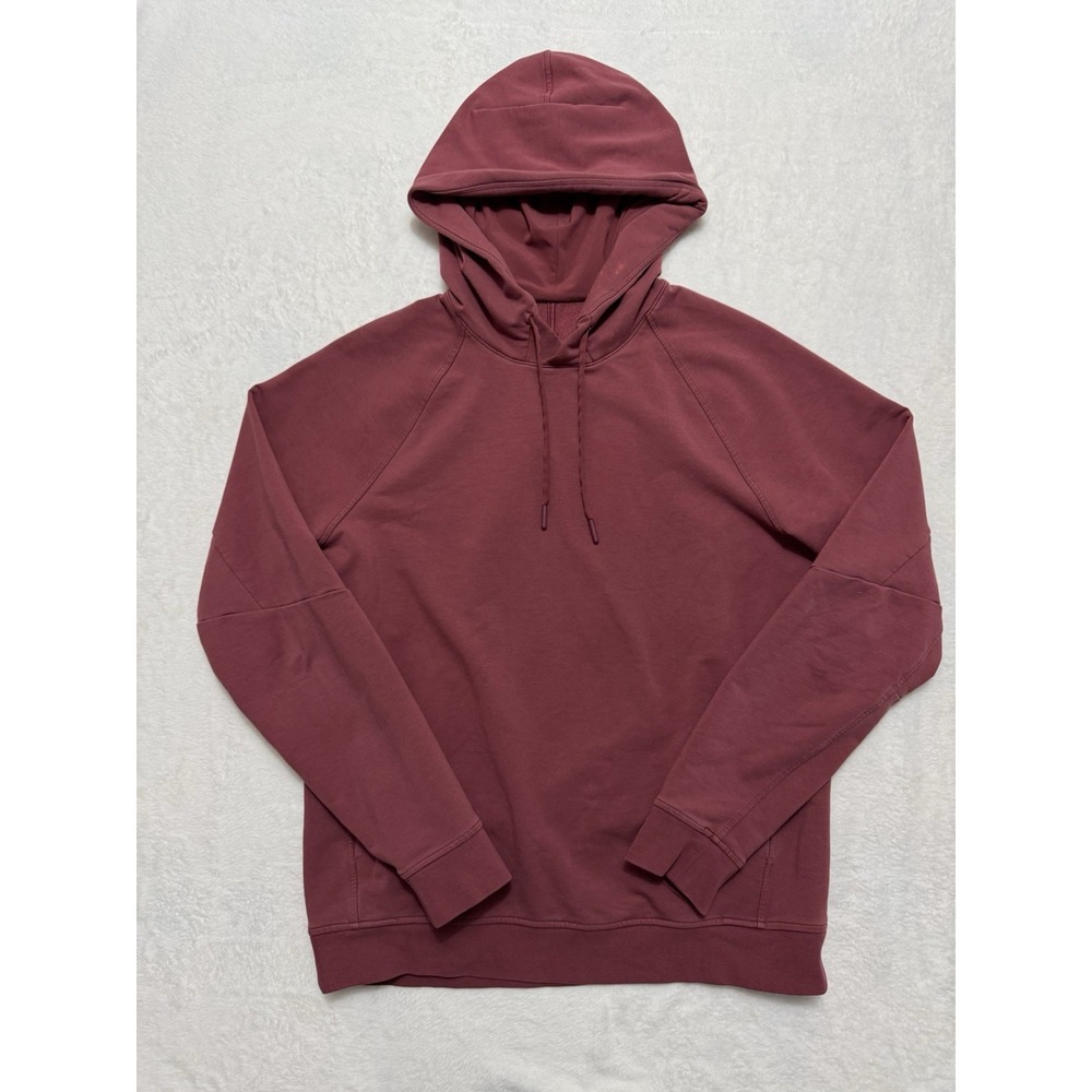 Lululemon Men's City Sweat Hoodie Pullover Athlesure Sweatshirt Red Size M